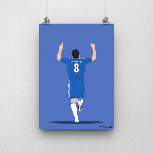 Frank Lampard Chelsea Print - DanDesignsGB