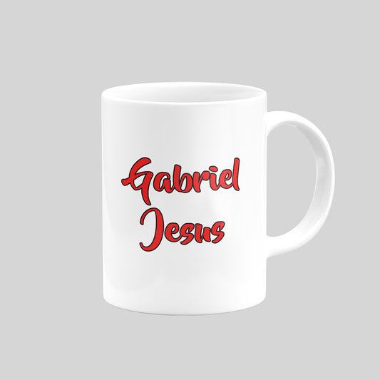 Gabriel Jesus Mug - DanDesignsGB