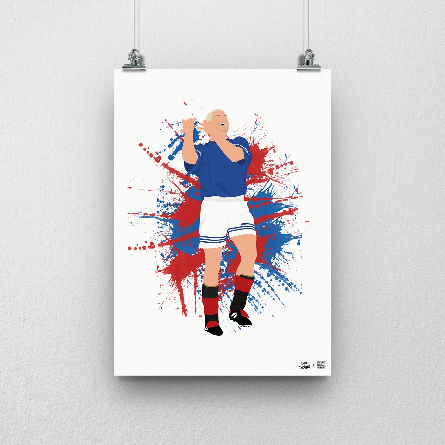 Gascoigne Rangers A3 Print - DanDesignsGB