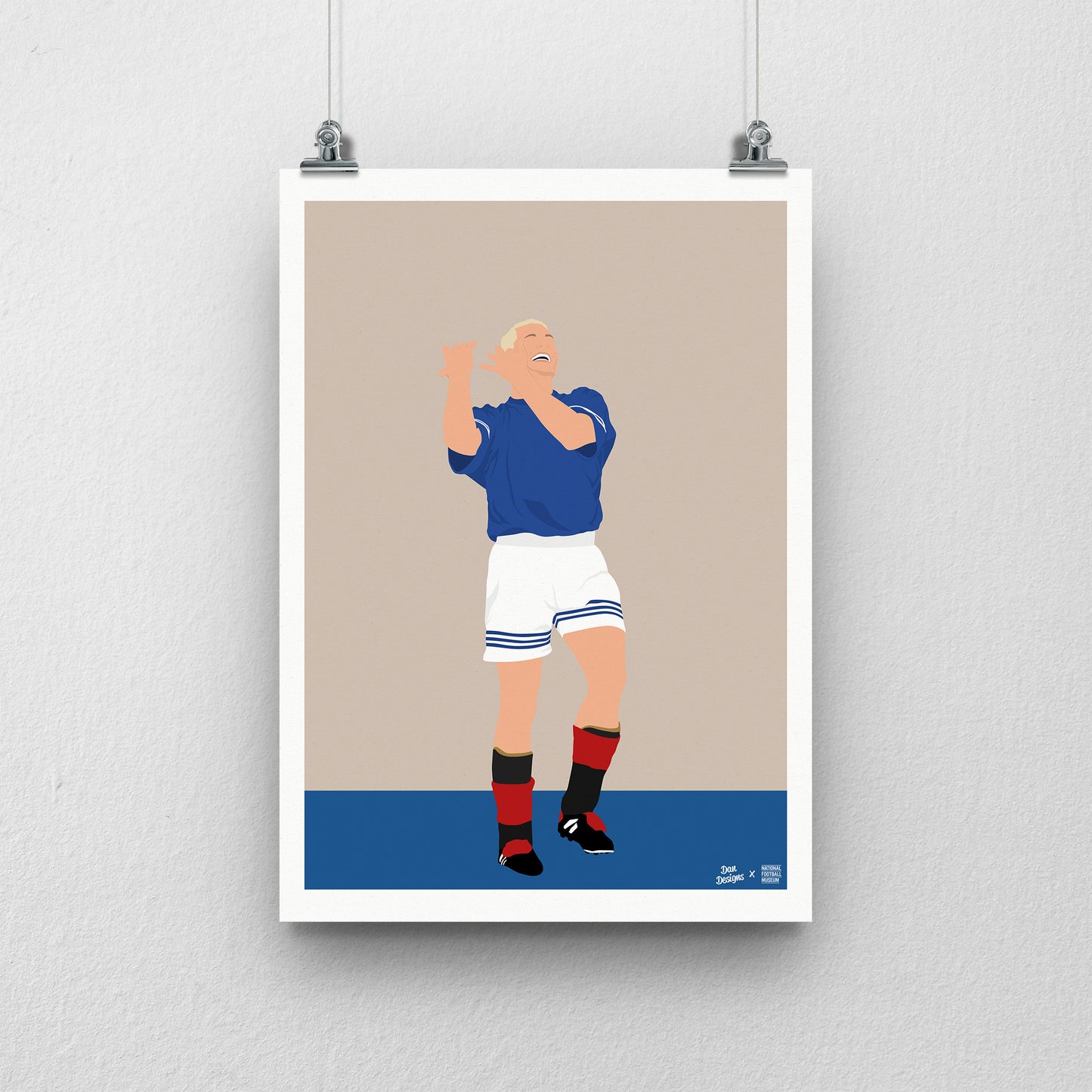 Gascoigne Rangers A3 Print - DanDesignsGB