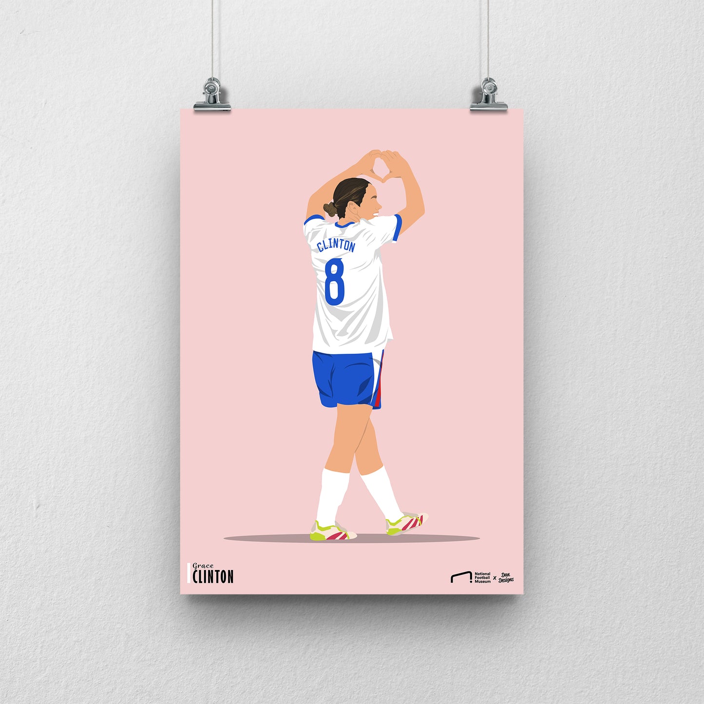Grace Clinton EURO A3 EURO 2025 Art Print - DanDesignsGB