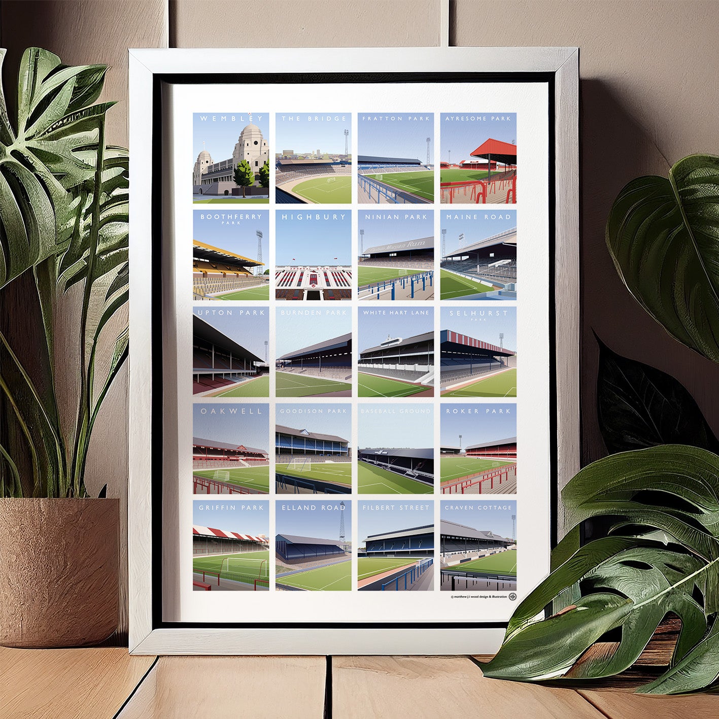 Grounds Of English Football - 1970s - Matthew J I Wood