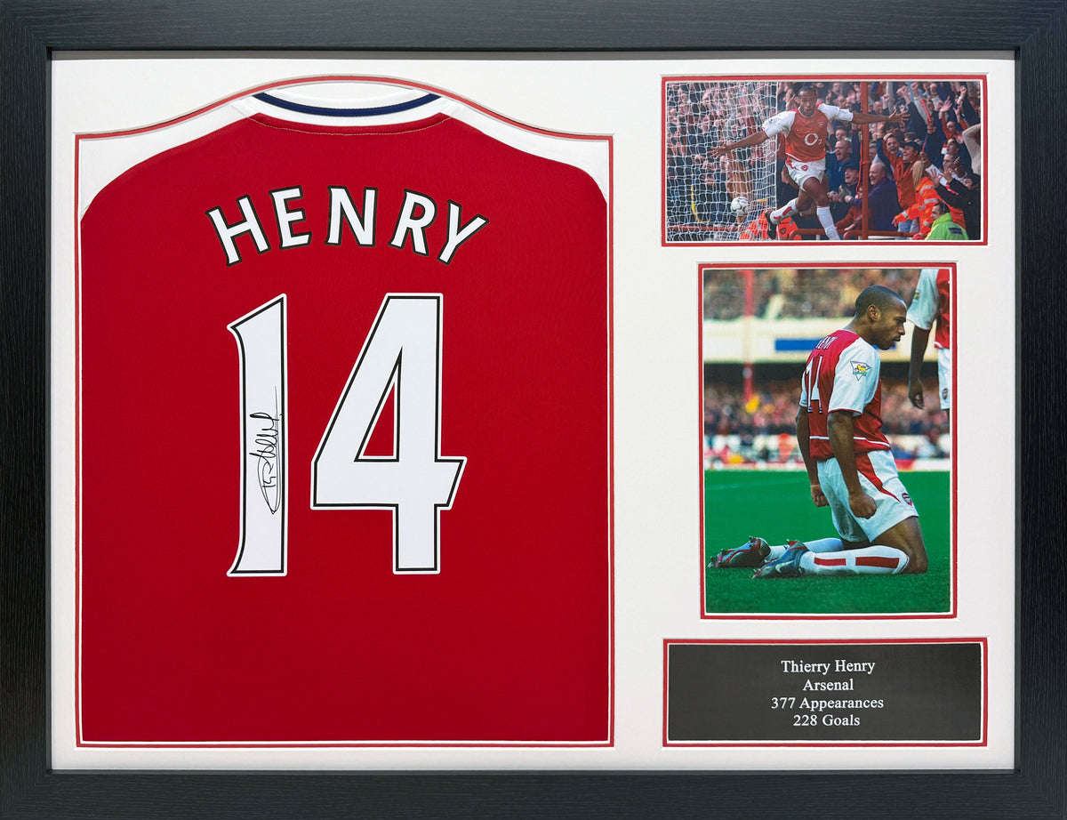 Thierry Henry Signed Arsenal Shirt