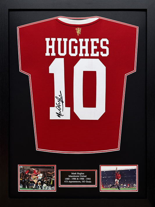 Mark Hughes Manchester United Shirt