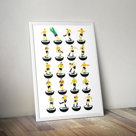 Oxford United Subbuteo Print