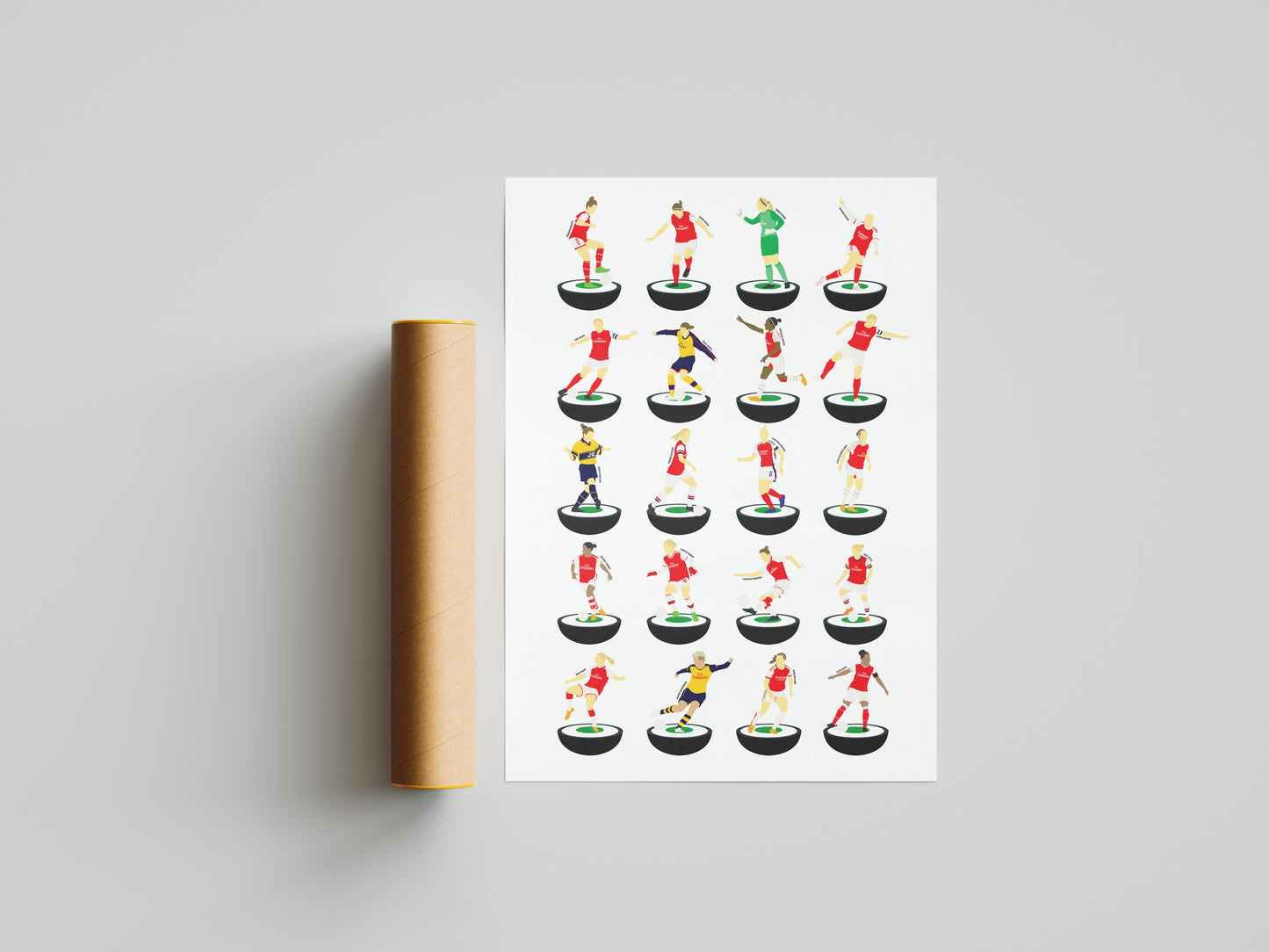 Arsenal Women Subbuteo Print