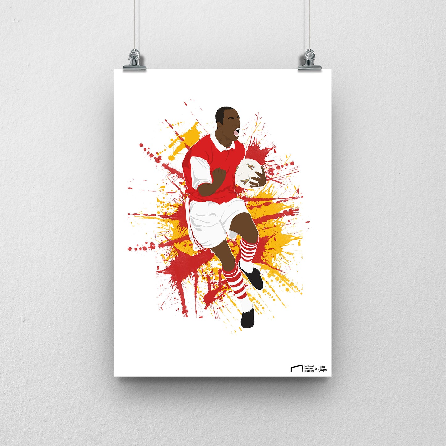 Ian Wright Print - DanDesignsGB