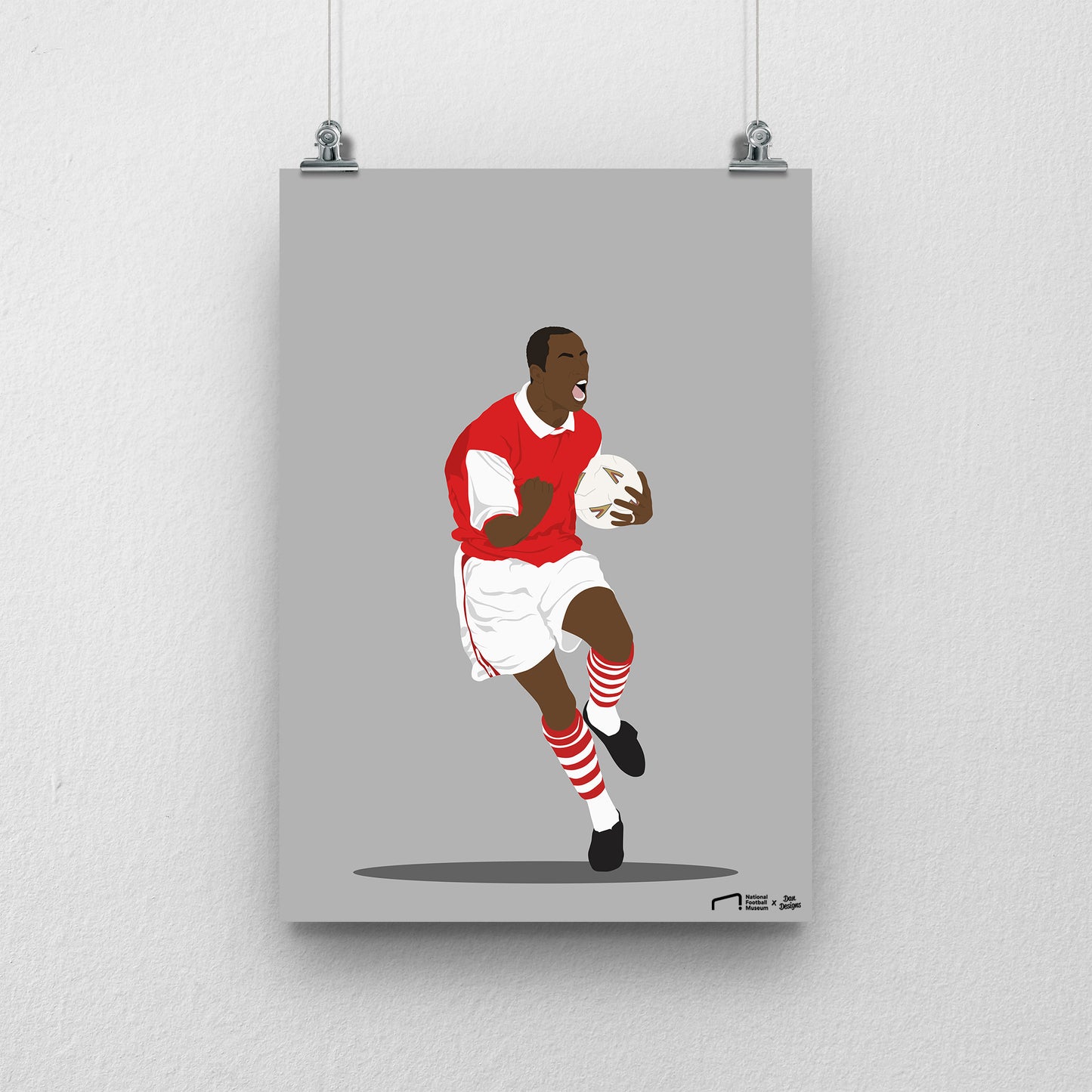 Ian Wright Print - DanDesignsGB