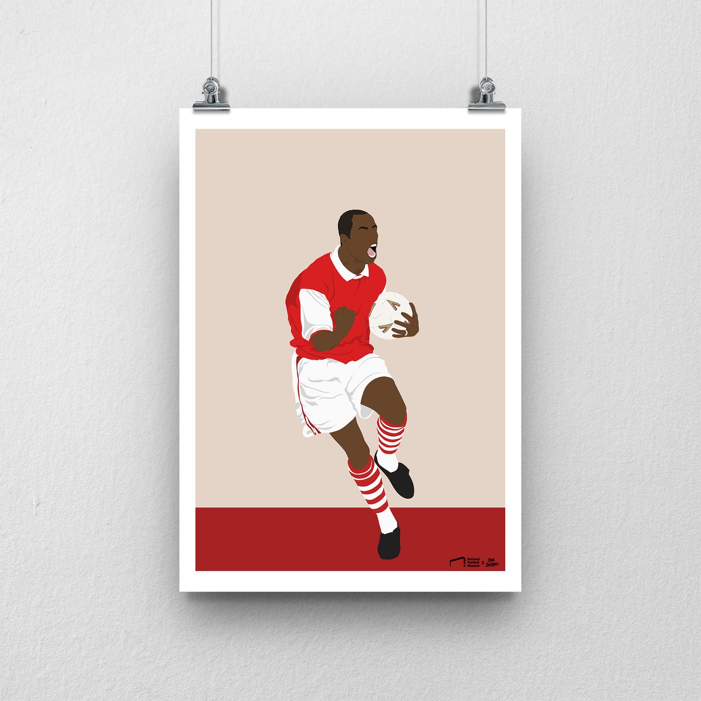 Ian Wright Print - DanDesignsGB