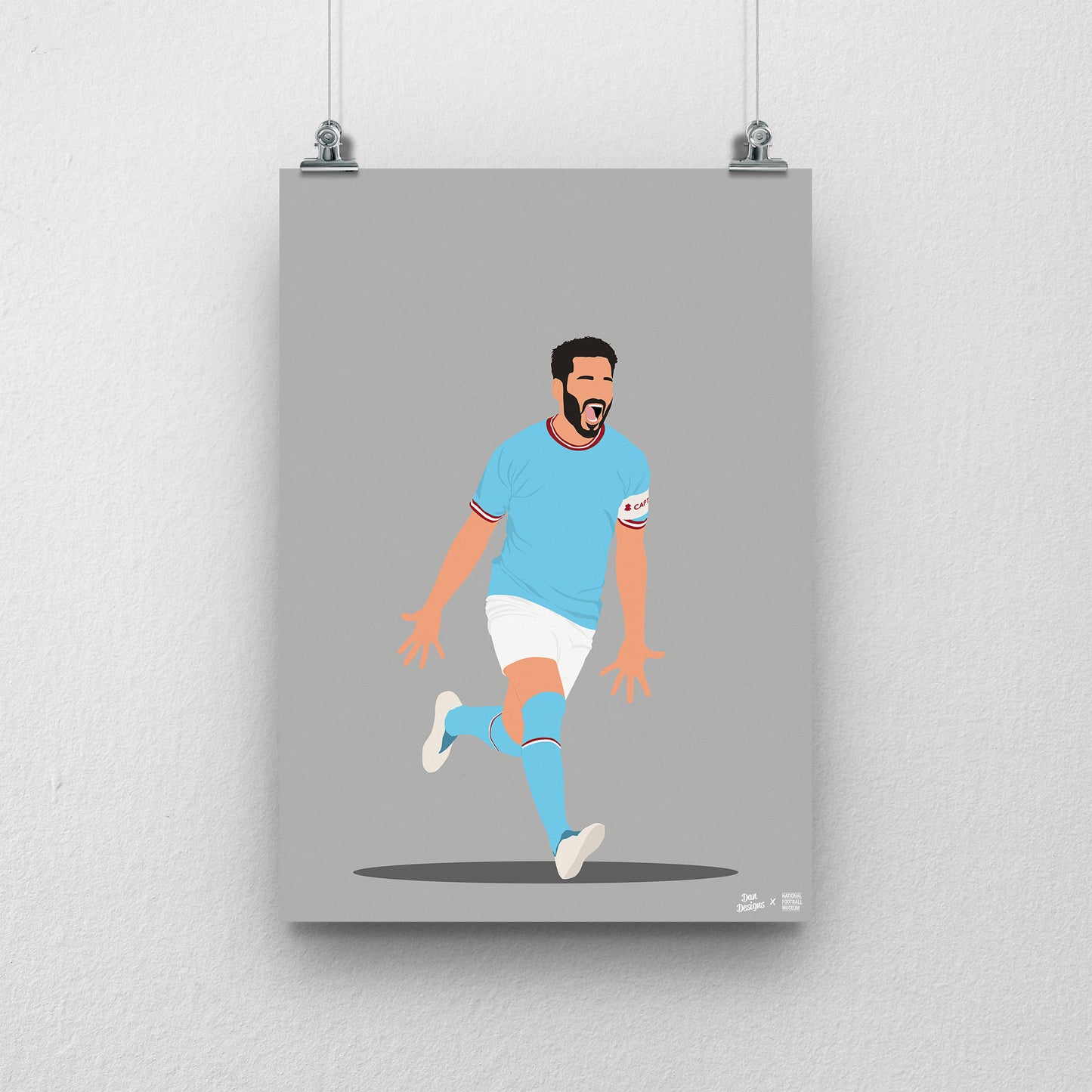 SALE - Gundogan A3 Print - DanDesignsGB