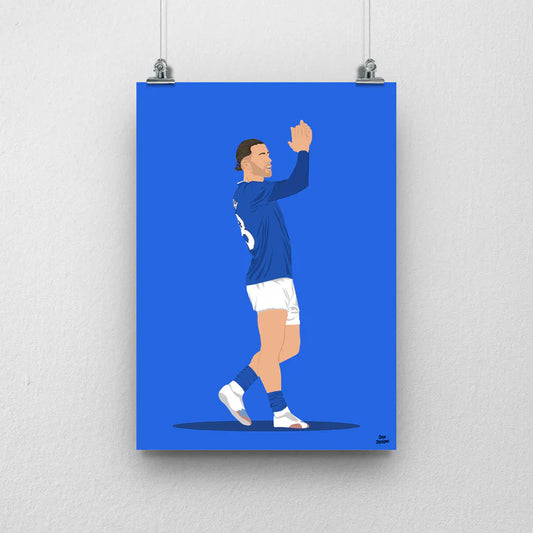 Jack Grealish Everton Print - DanDesignsGB