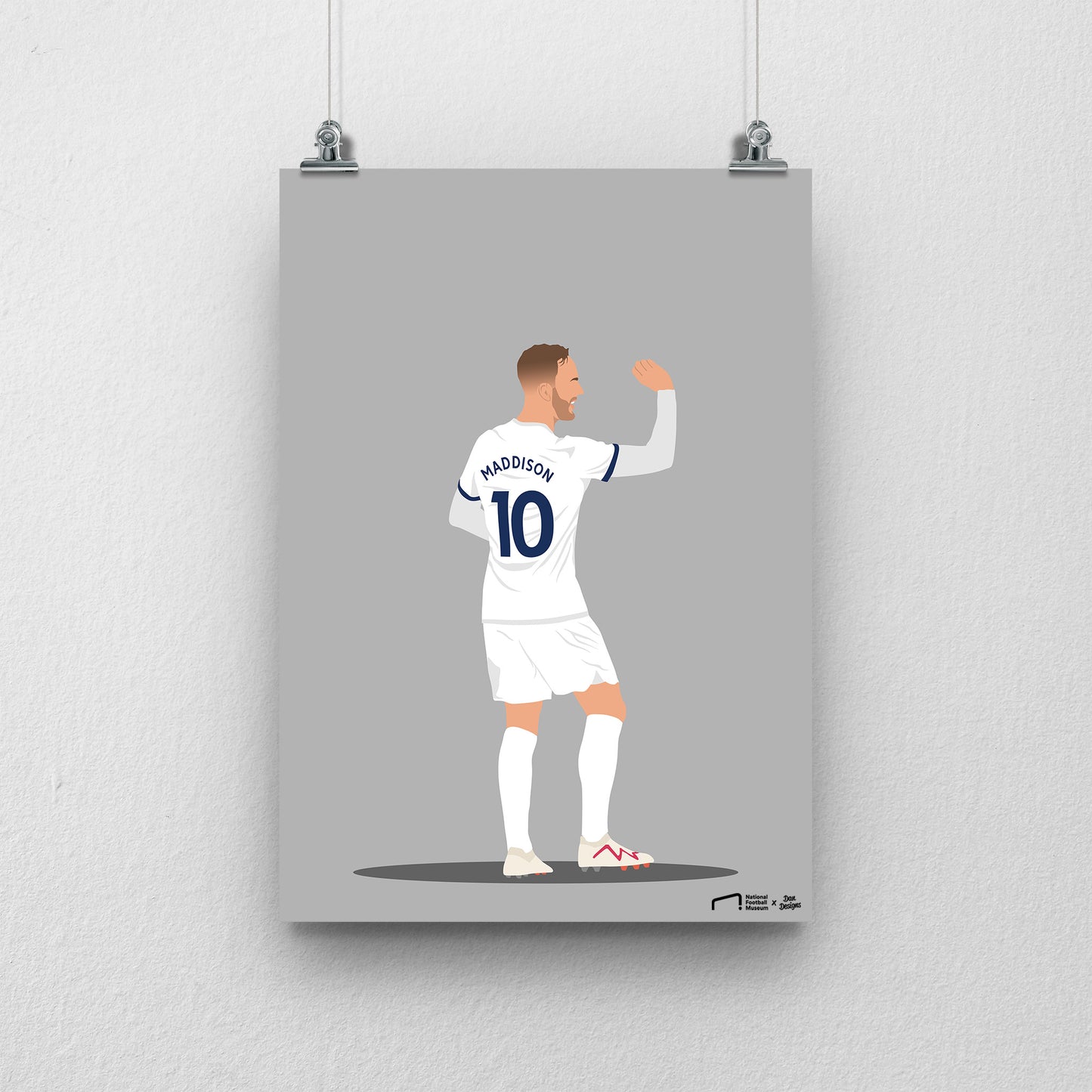 James Maddison A3 Print - DanDesignsGB