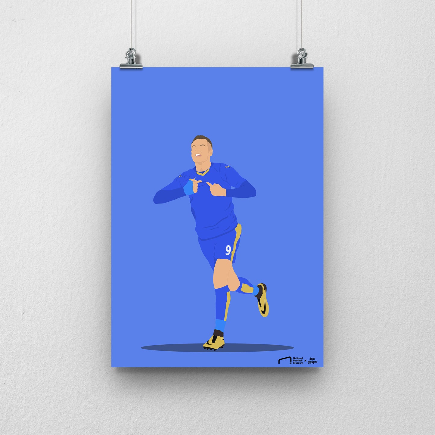Jamie Vardy Print - DanDesignsGB