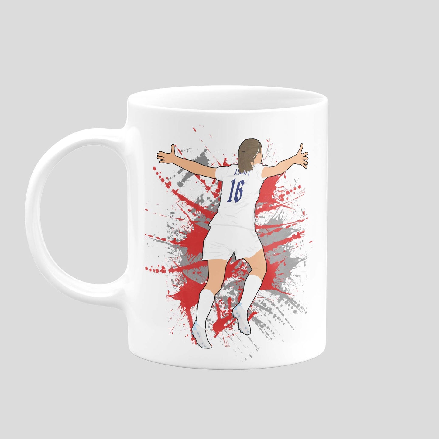 England Lionesses Players Mugs - DanDesignsGB