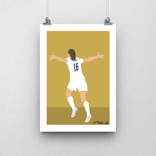 Jill Scott England Print - DanDesignsGB