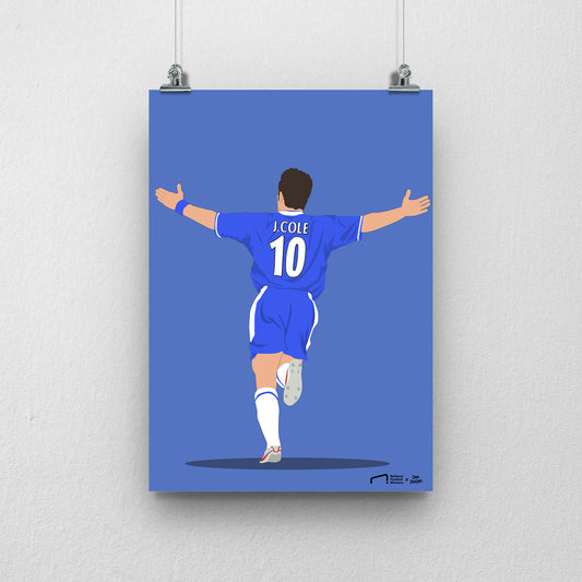 Joe Cole Print - Dan DesignsGB