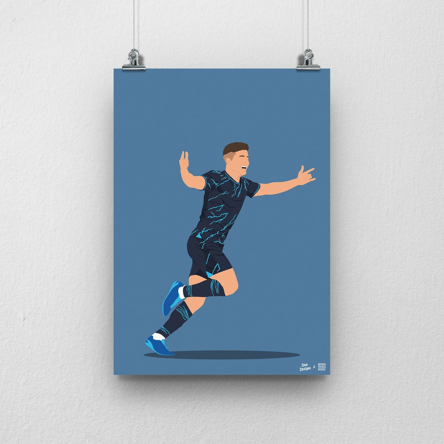 SALES - Julian Alvarez A3 Print - DanDesignsGB