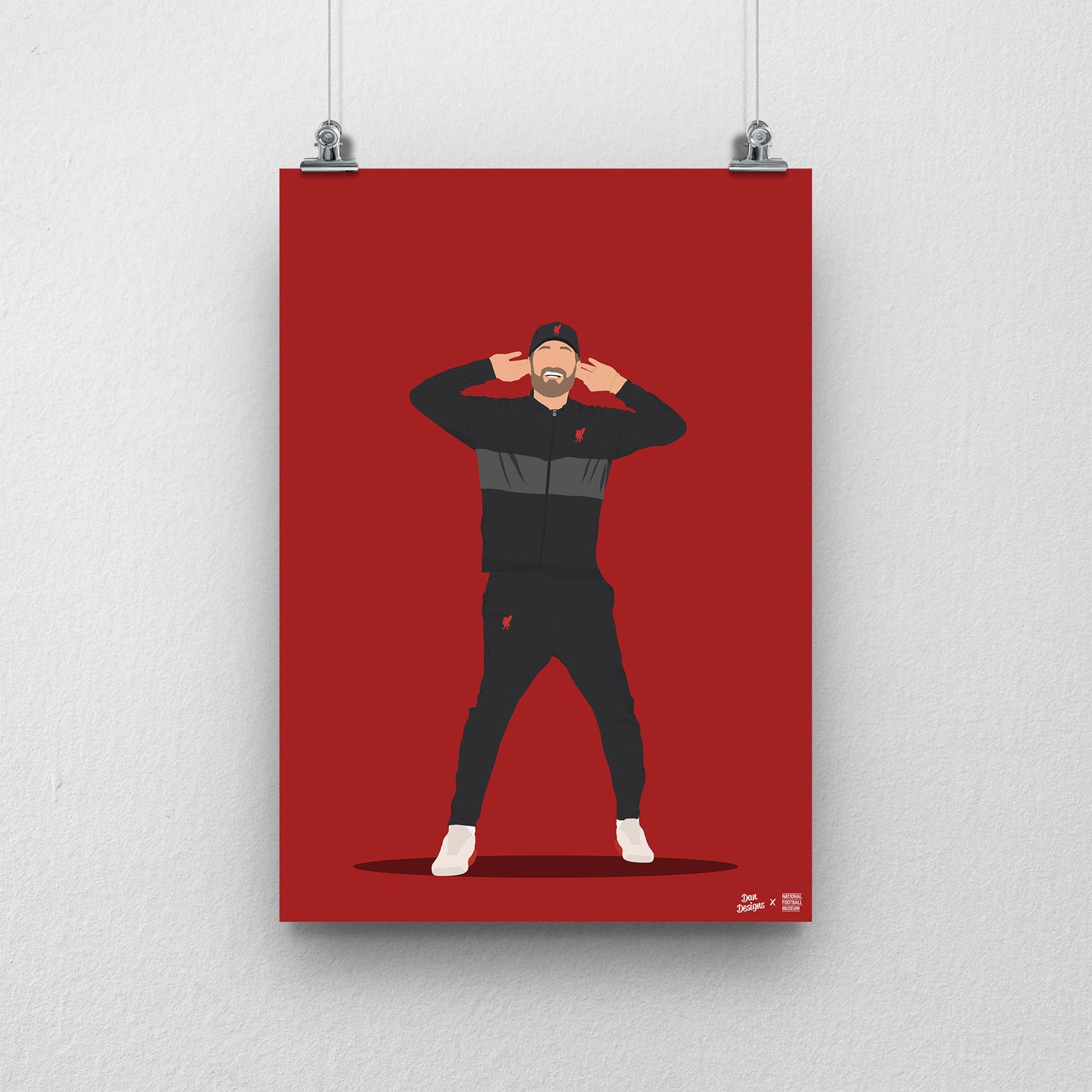 SALE - Jurgen Klopp A3 Print - DanDesignsGB