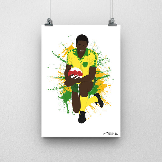 Justin Fashanu Print - DanDesignsGB