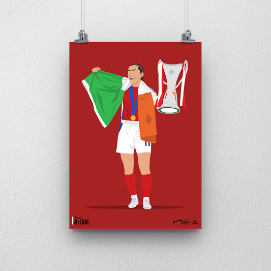 Katie McCabe Arsenal Print - DanDesignsGB