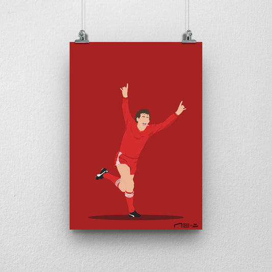 Kenny Dalglish Print - DanDesignsGB