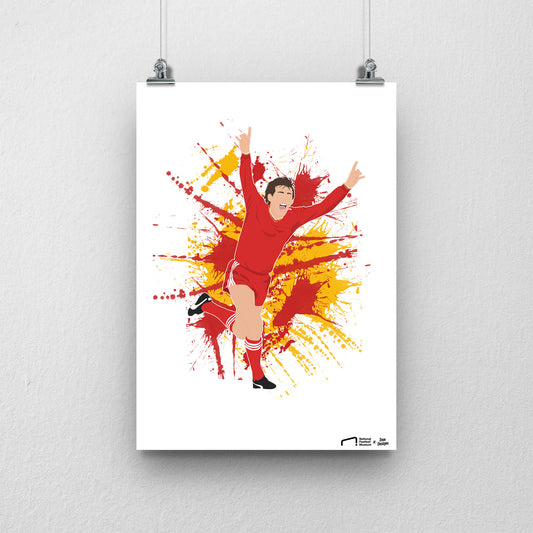 Kenny Dalglish Print - DanDesignsGB
