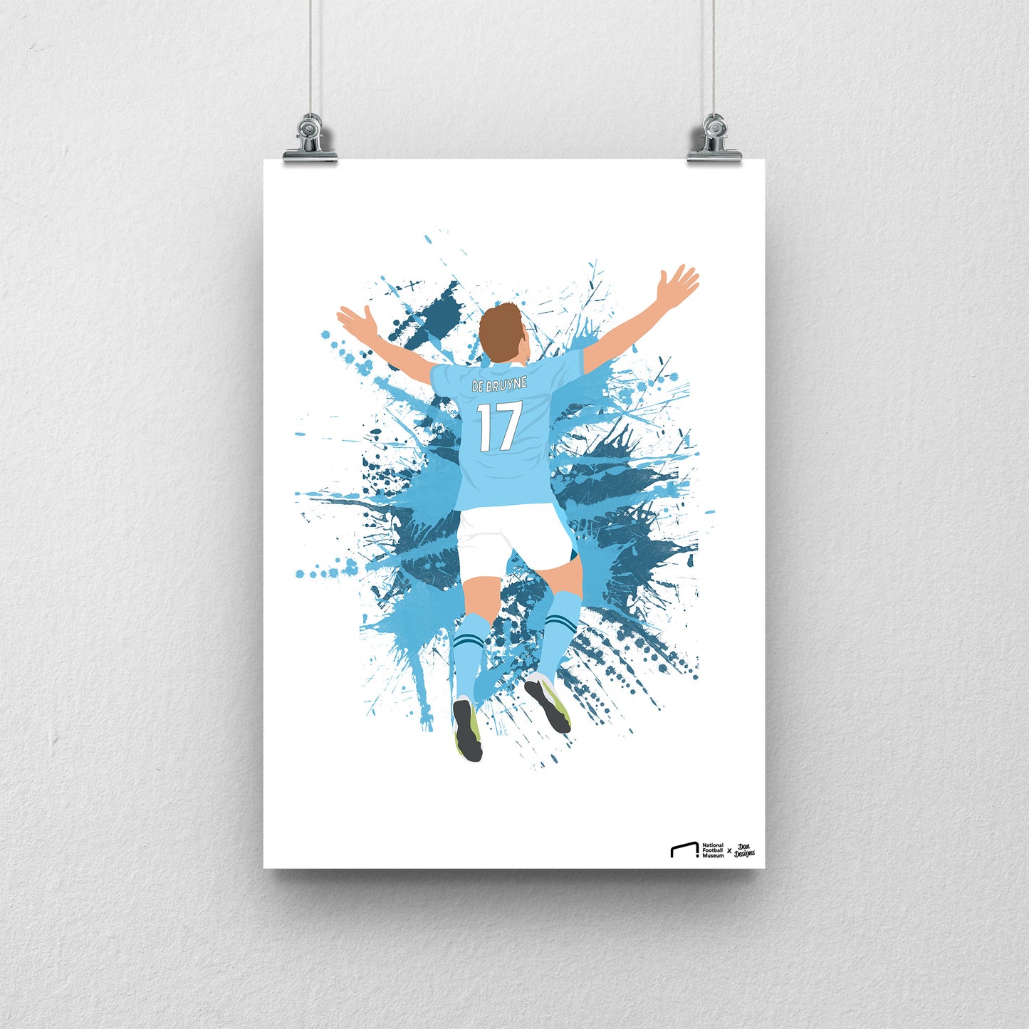 Kevin De Bruyne A3 Print - DanDesignsGB