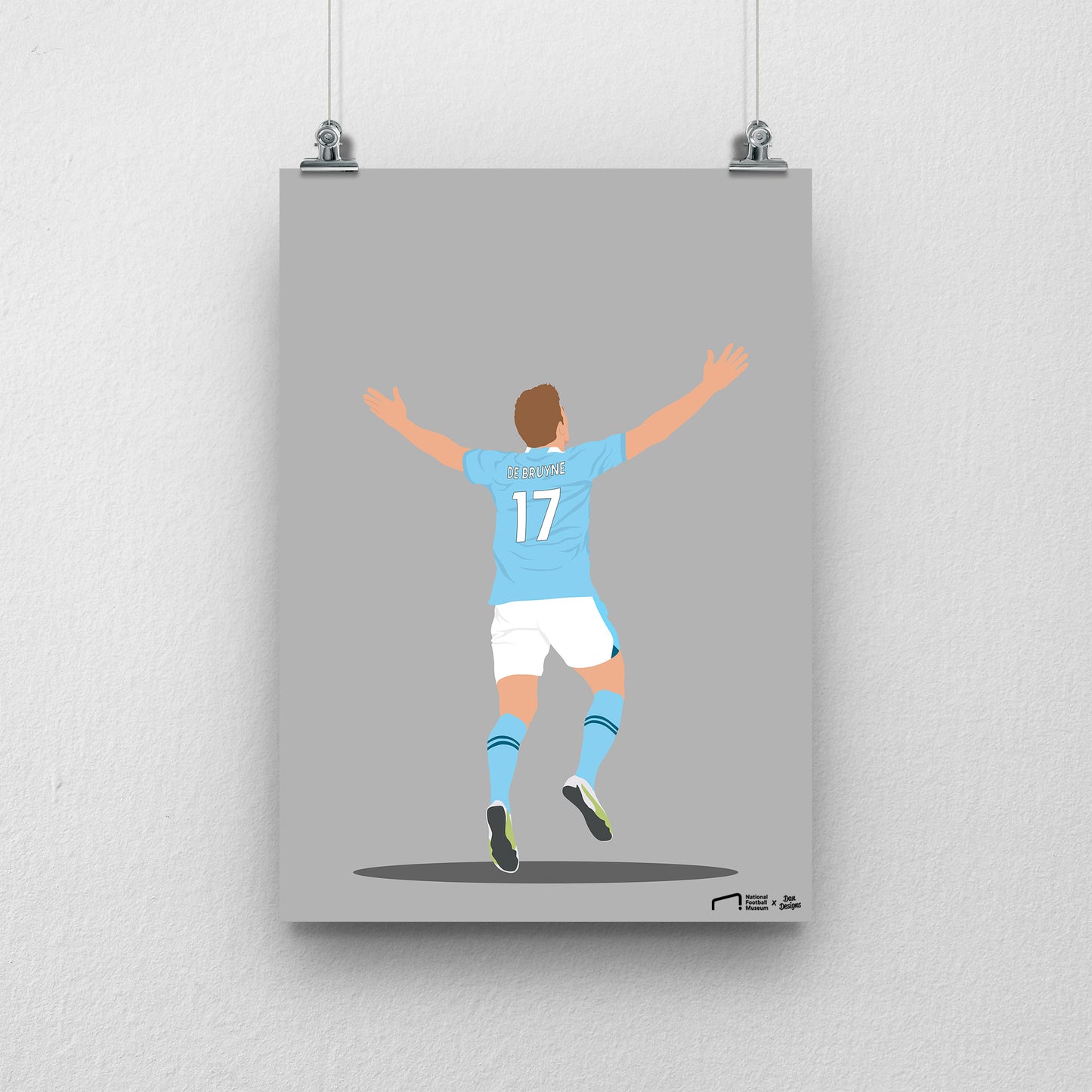 Kevin De Bruyne A3 Print - DanDesignsGB