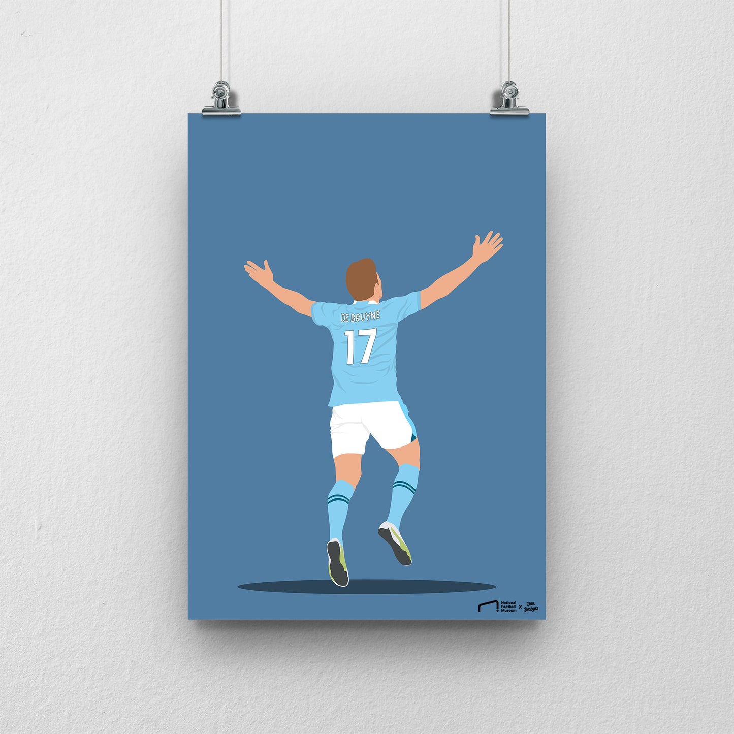 Kevin De Bruyne A3 Print - DanDesignsGB