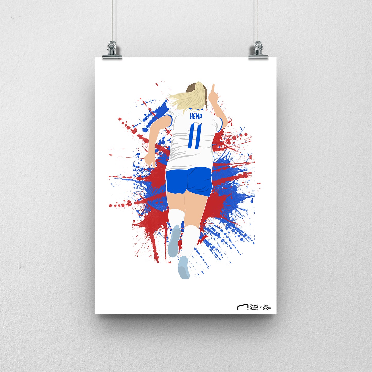 Lauren Hemp EURO A3 EURO 2025 Art Print - DanDesignsGB
