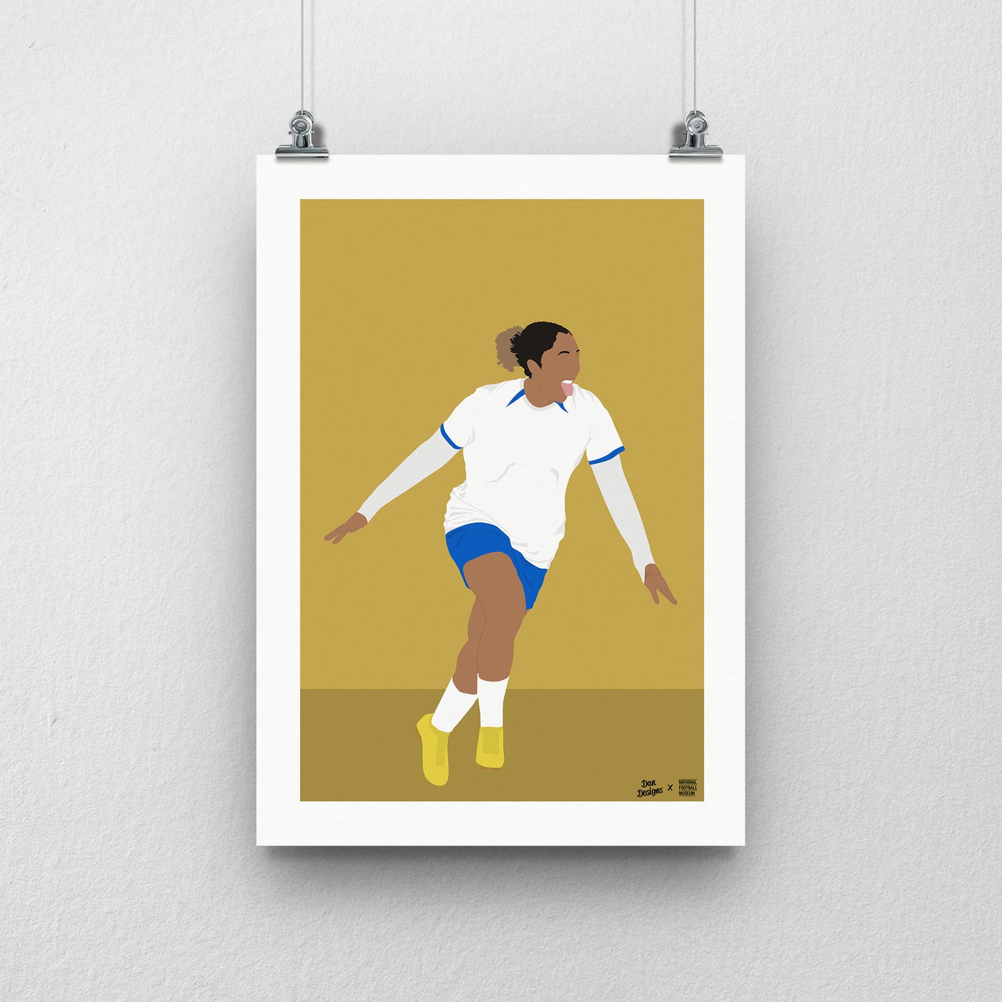 Lauren James England A3 Print - DanDesignsGB