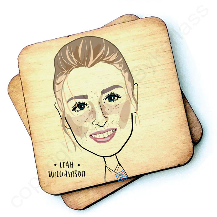 Leah Williamson Wooden Coasters