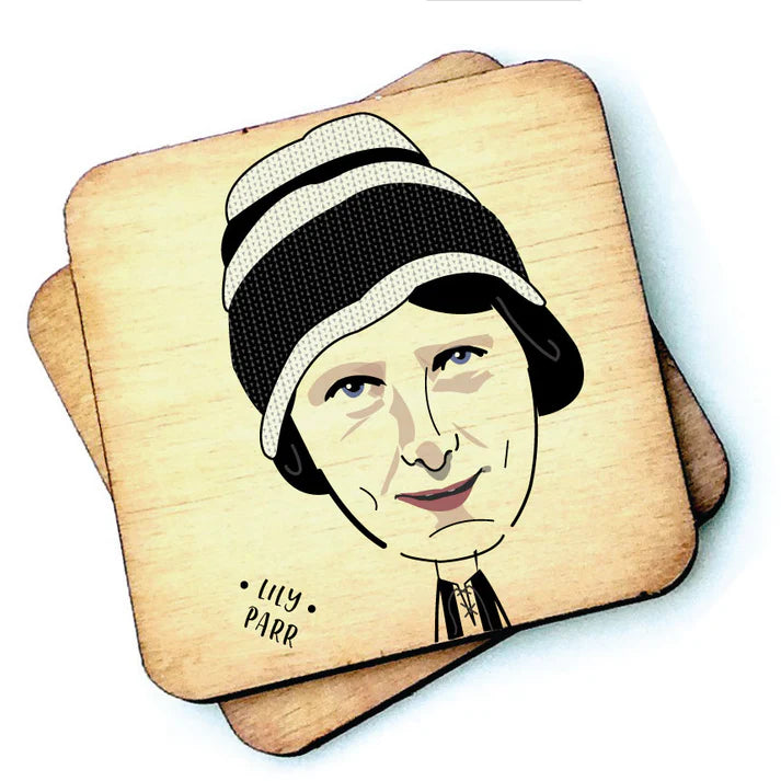 Lily Parr Wooden Coasters