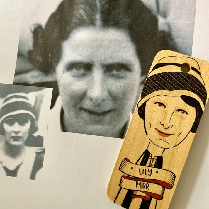 Lily Parr Wooden Keyring