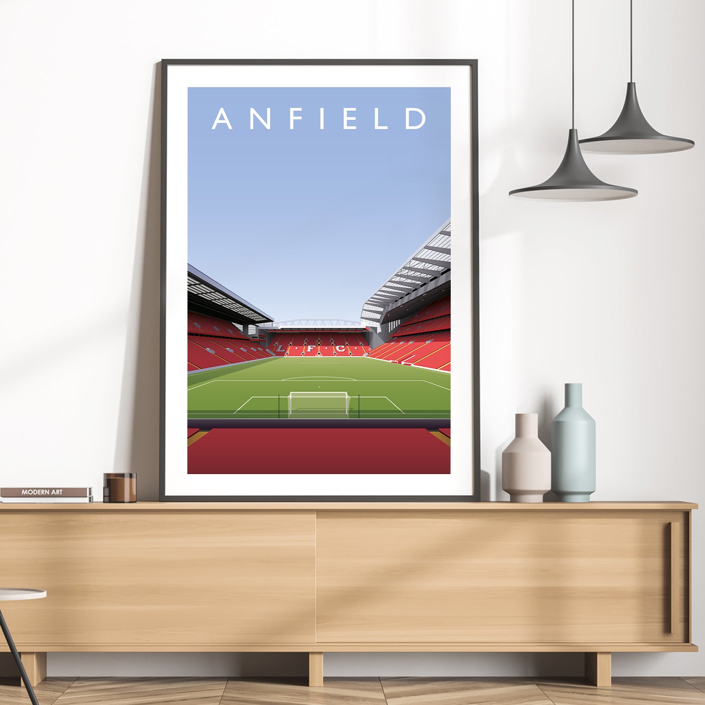 Liverpool Anfield From Anfield Road Stand - 1970s - Matthew J I Wood