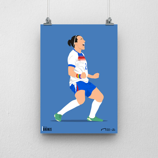 Lucy Bronze England Print - DanDesignsGB