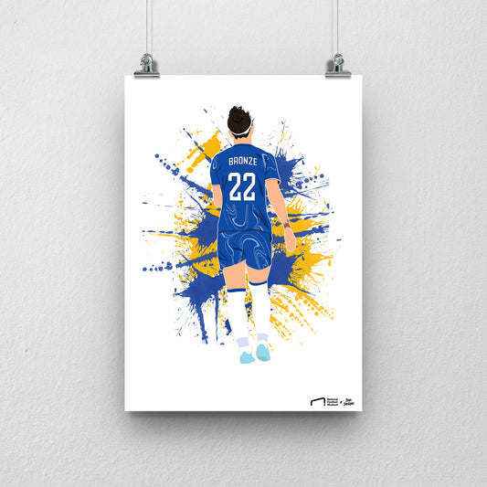 Lucy Bronze Chelsea Print - DanDesignsGB