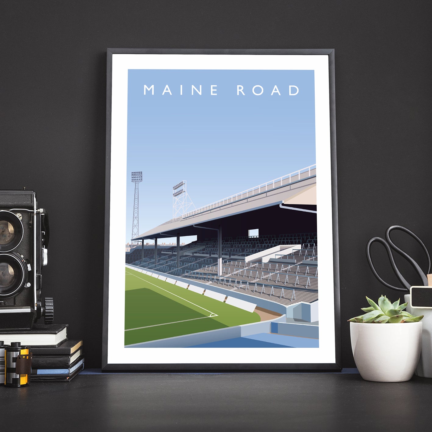 Manchester City Maine Road Old Kippax - Matthew J I Wood