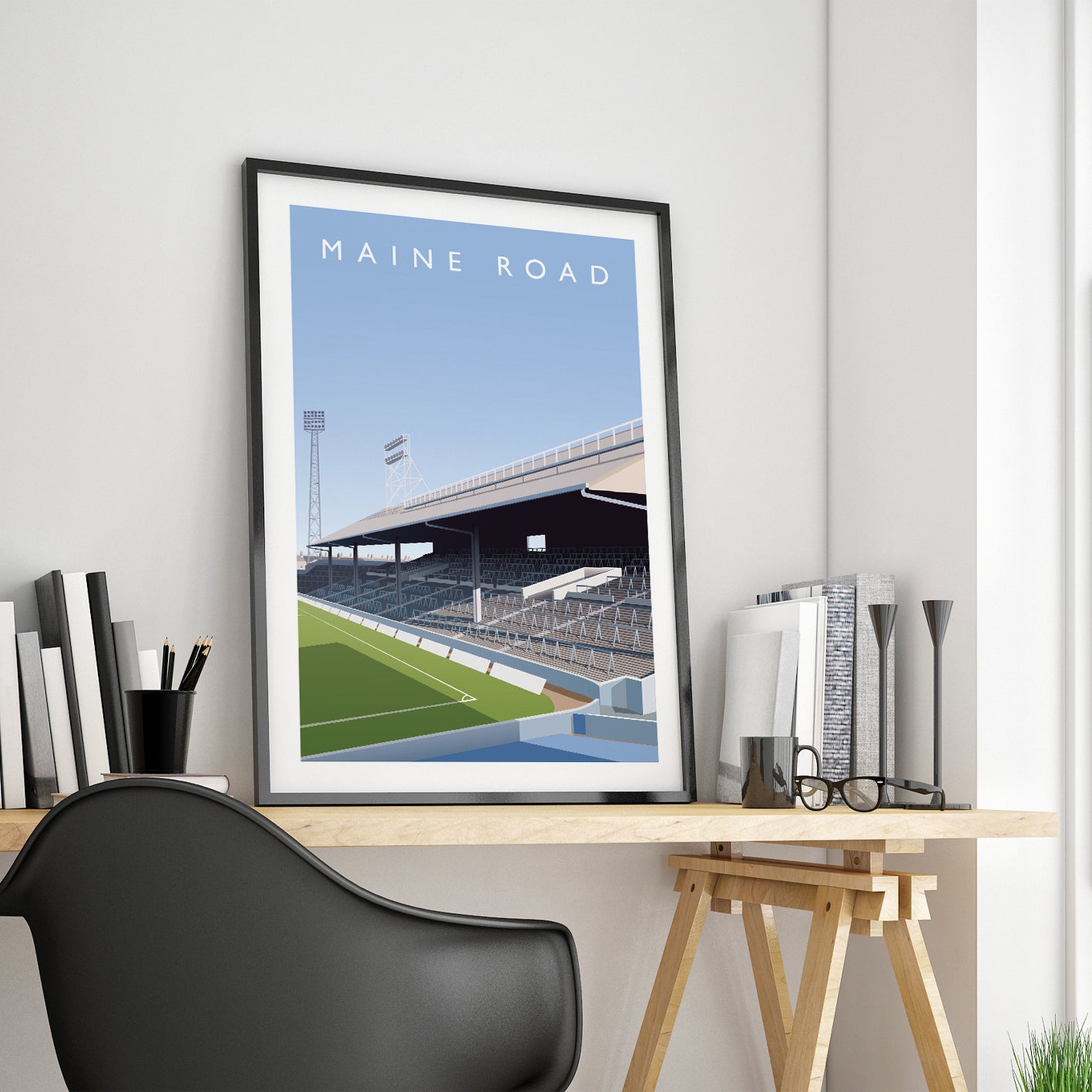 Manchester City Maine Road Old Kippax - Matthew J I Wood