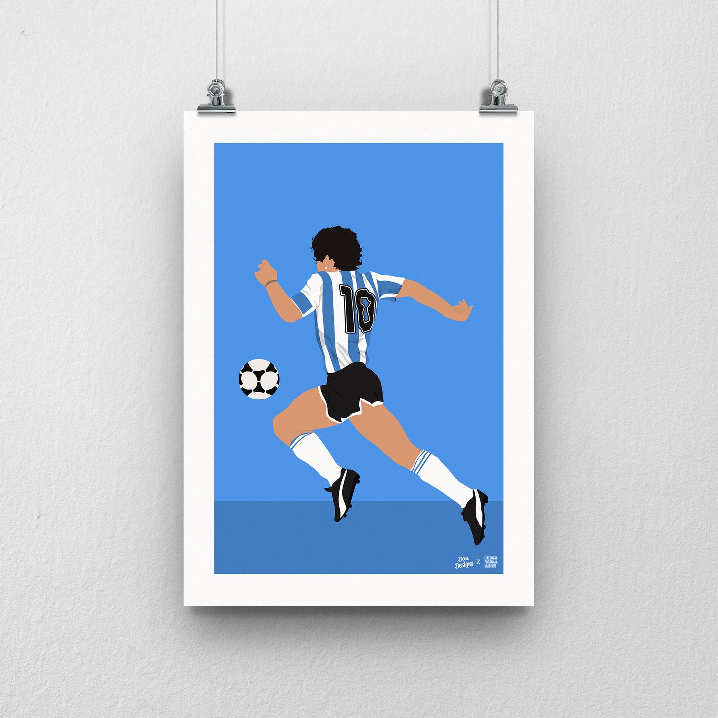 Maradona Argentina A3 Print - DanDesignsGB