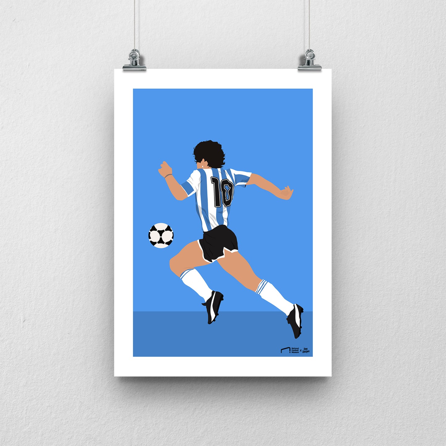 Maradona Argentina Print - DanDesignsGB