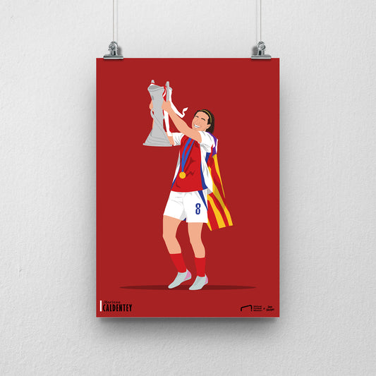 Mariona Caldentey Arsenal Print - DanDesignsGB