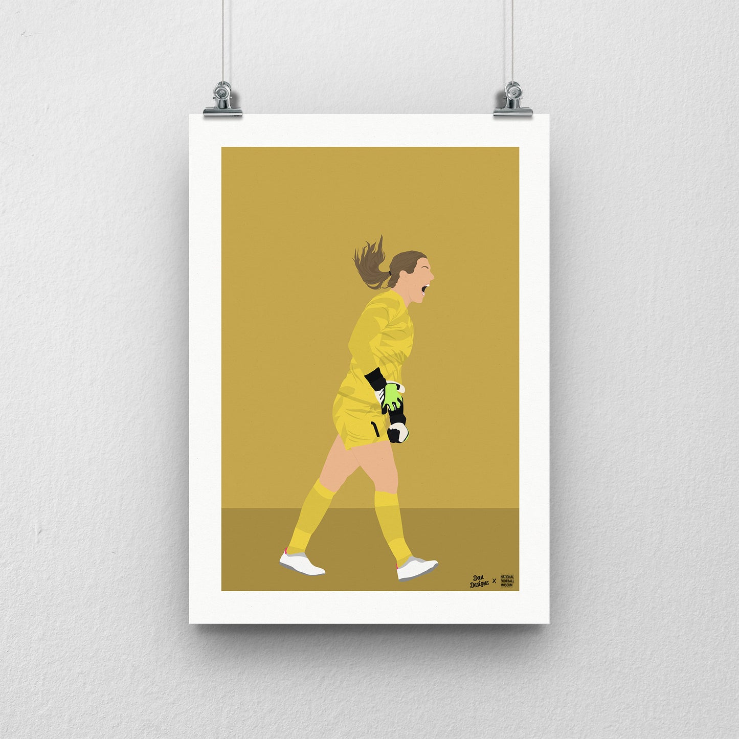 Mary Earps England A3 Print - DanDesignsGB