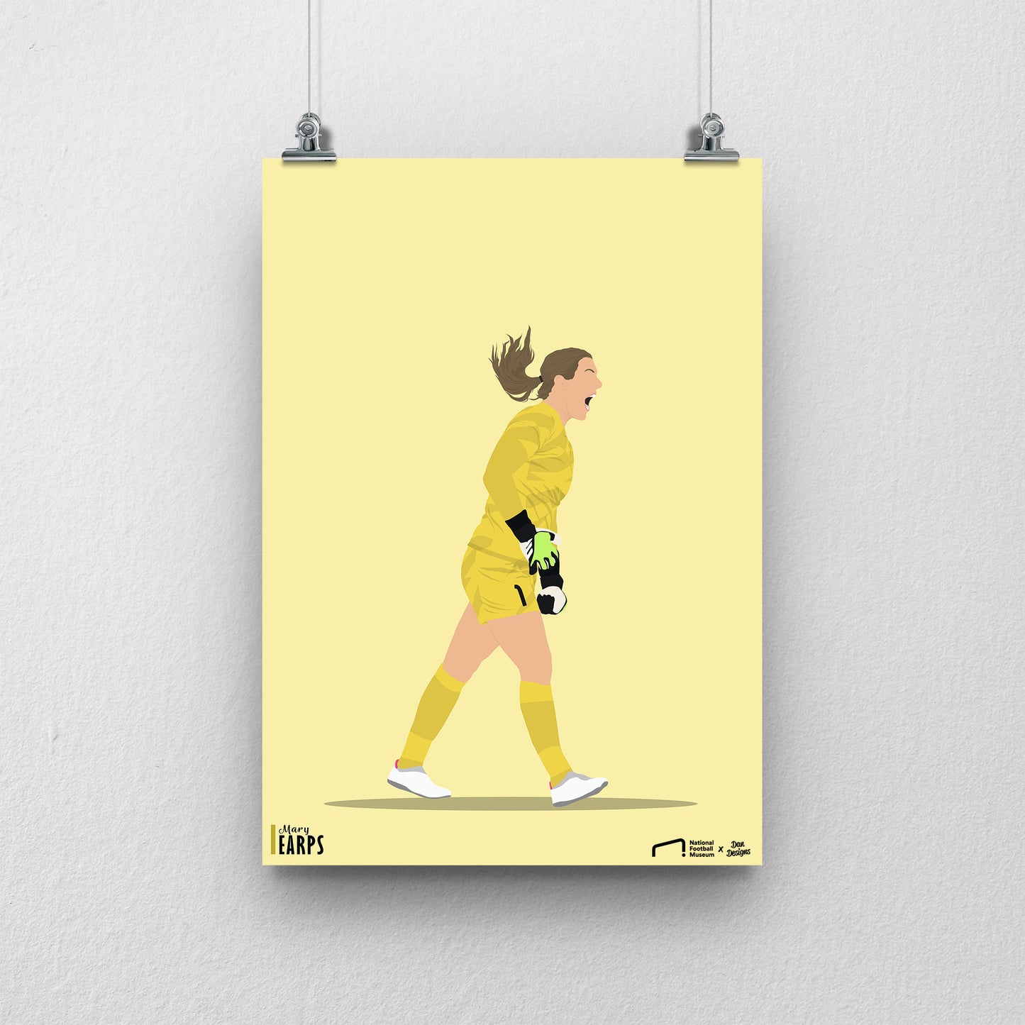 Mary Earps England Print - DanDesignsGB