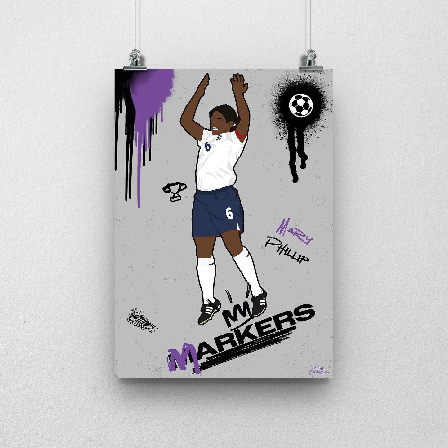 SALE - Mary Philip Markers Print - DanDesignsGB - SALE