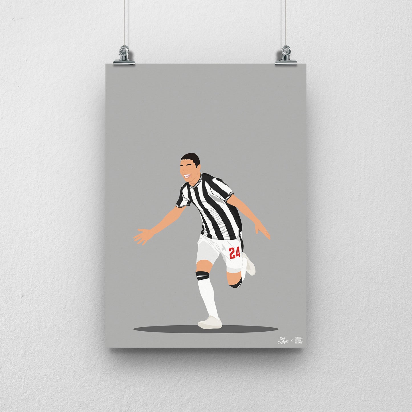 Miguel Almiron A3 Print - DanDesignsGB