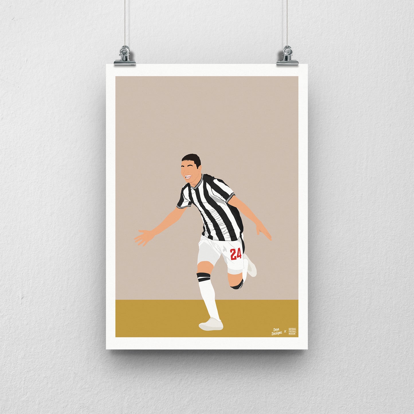 Miguel Almiron A3 Print - DanDesignsGB