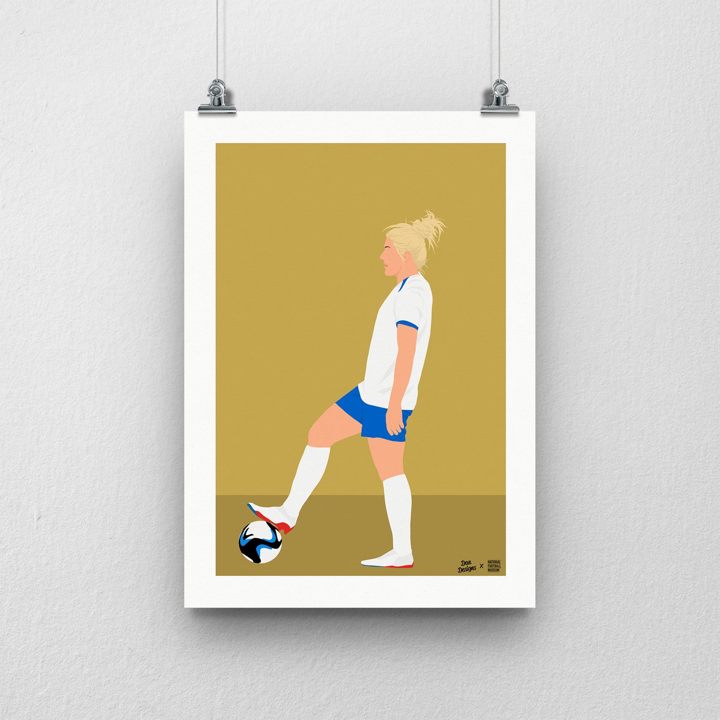 Millie Bright England A3 Print - DanDesignsGB