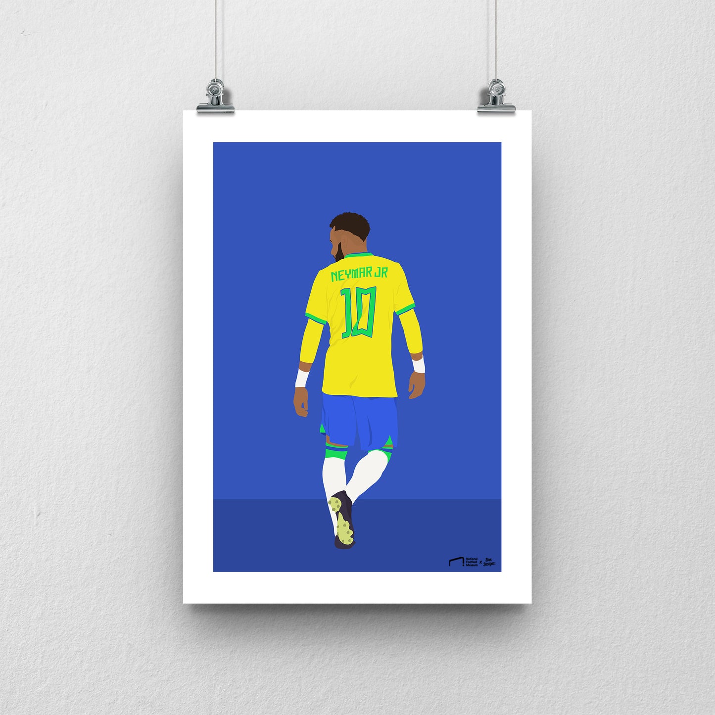 Neymar Brazil print - DanDesignsGB