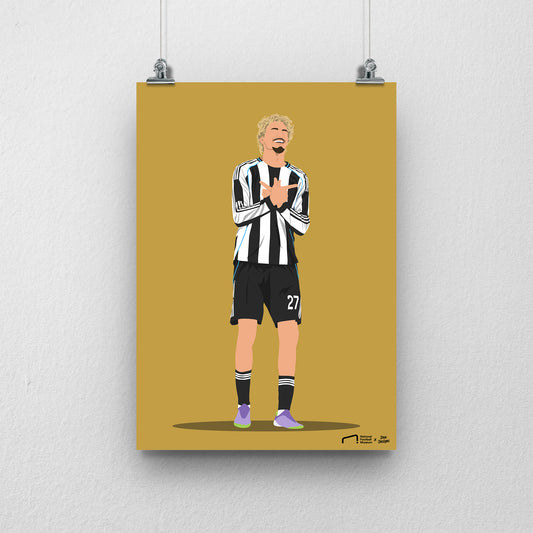 Nick Woltemade Print - DanDesignsGB